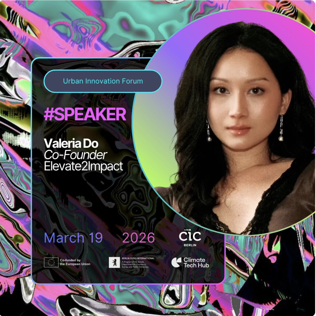 Valeria Do speaker card, Urban Innovation Forum